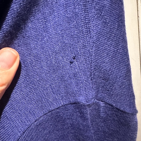Eileen Fisher Women’s Deep purple Blue Turtleneck Sweater - Picture 8 of 8